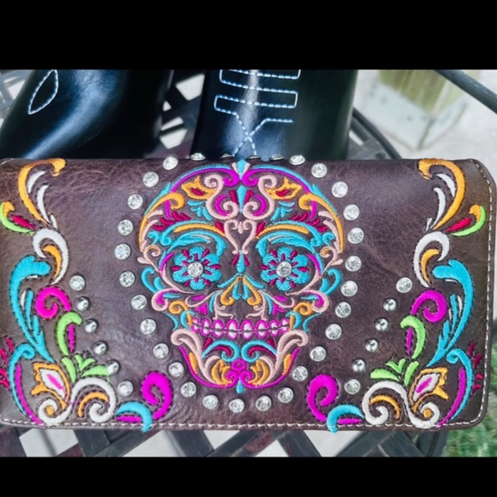COPY - Brown Skull Wallet